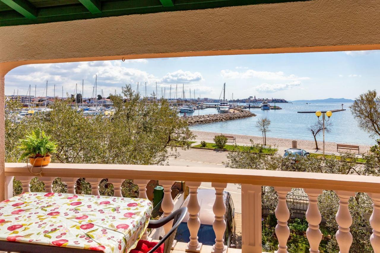 Mare-More Studio W Balcony And Beach Front And View Zadar Exteriér fotografie